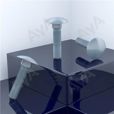 Śruby z łbem grzybkowym z kwadratową szyjką